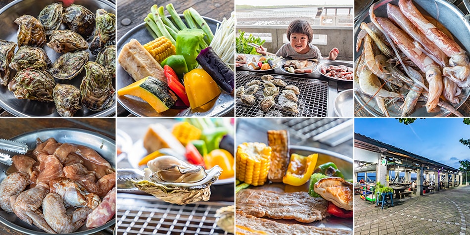 菜園情人碼頭BBQ x 海鮮碳烤449元吃到飽 | 無敵海景看日落