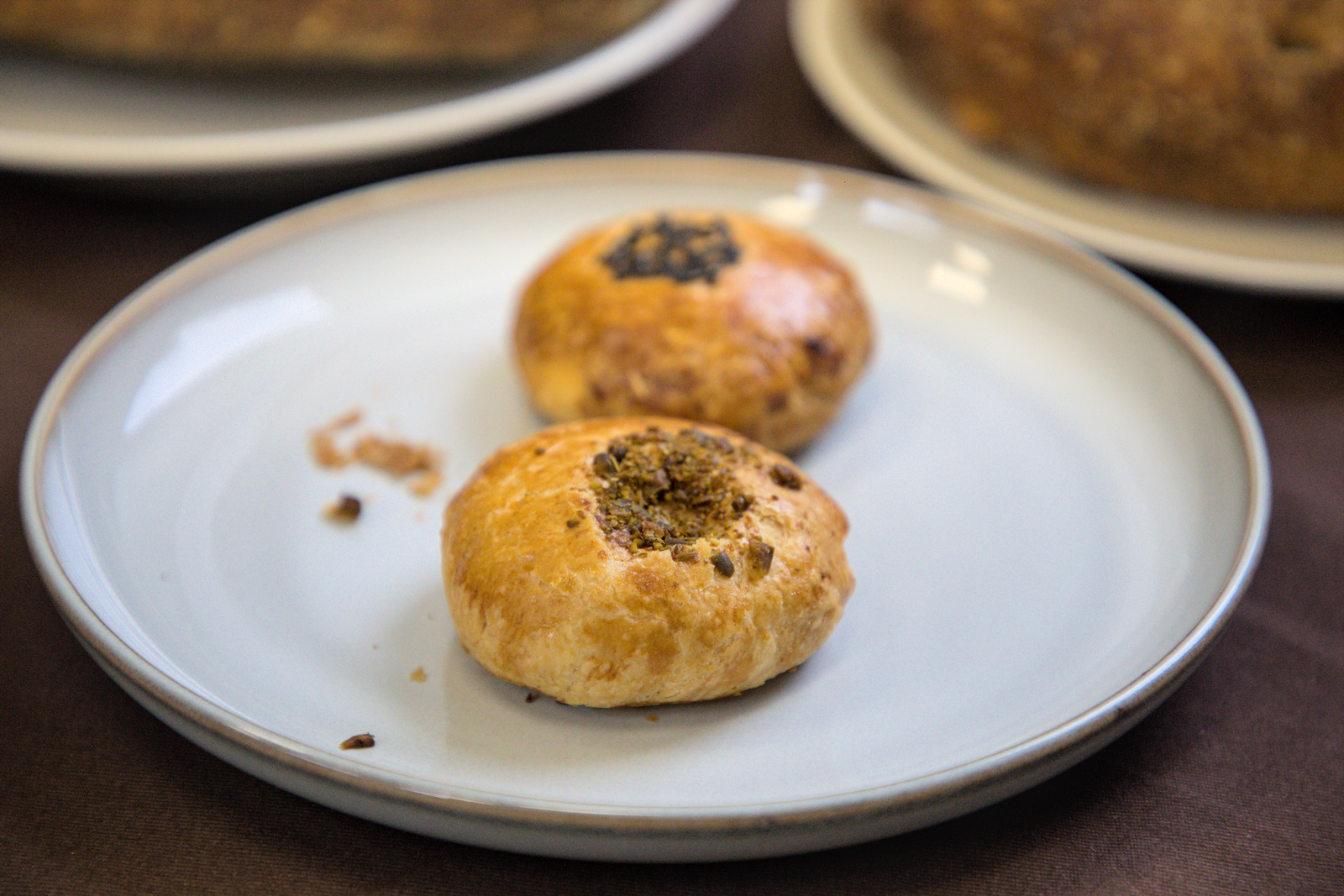 A Life bakery 桂花軟糖甜燒餅,桂花釀與開心果香氣優雅。 A Life bakery 桂花軟糖甜燒餅,桂花釀與開心果香氣優雅。
