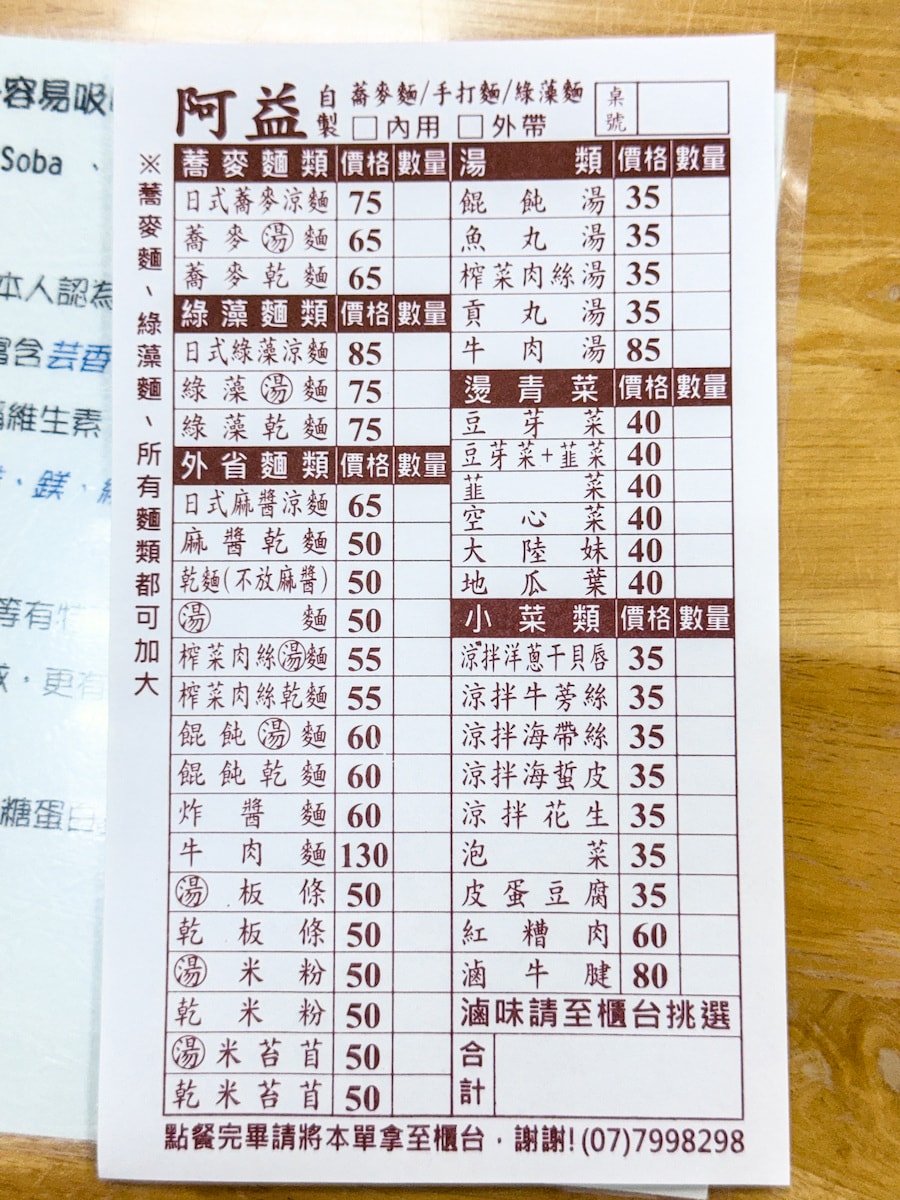 高雄美食推薦｜阿益蕎麥綠藻麵涼麵：鳳山必吃清爽系早午餐，紅糟肉與綠藻麵的完美邂逅