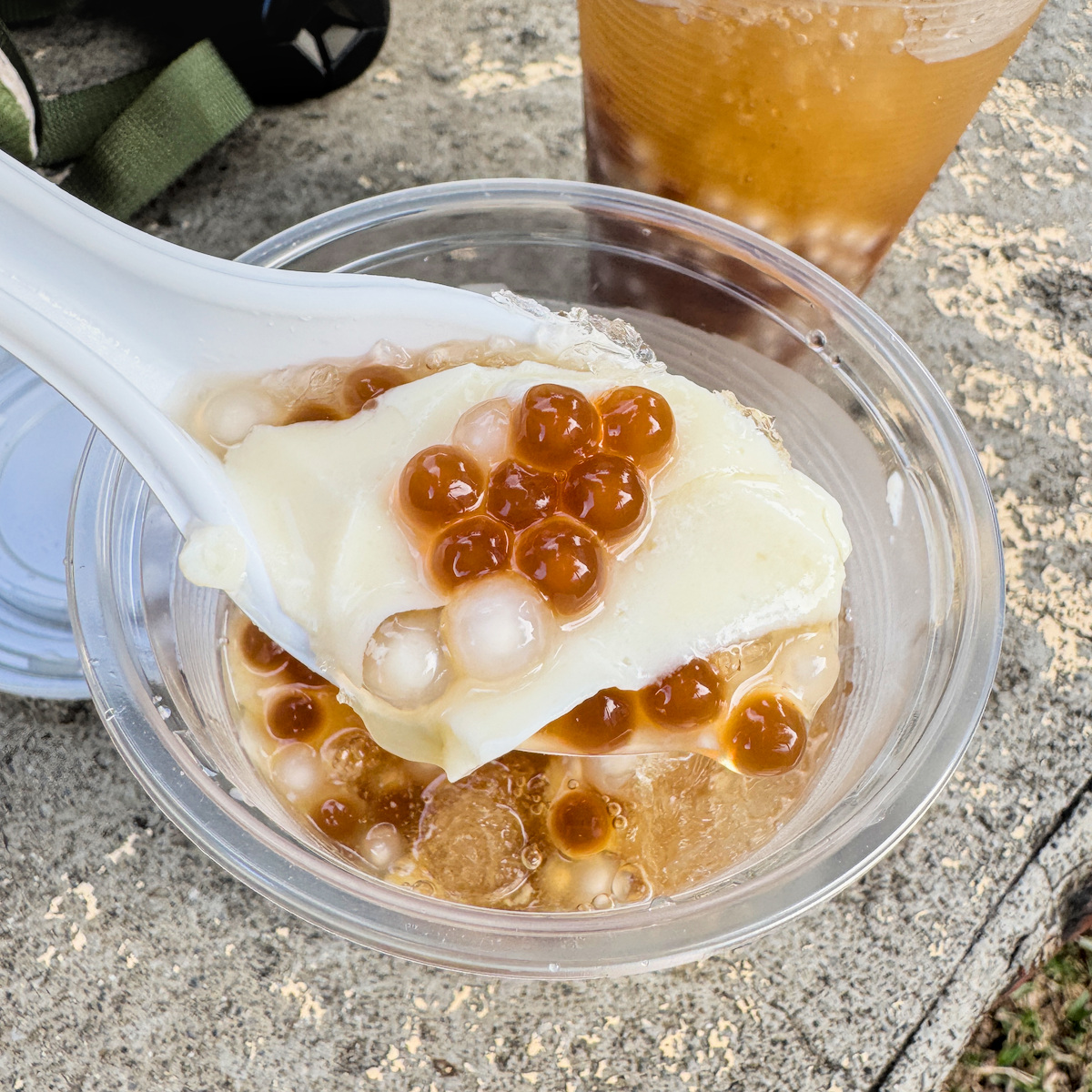 高雄美食必收！鳳山區冰品隱藏版「無名豆花剉冰」，銅板價25元粉圓豆花與綠豆粉圓超佛心