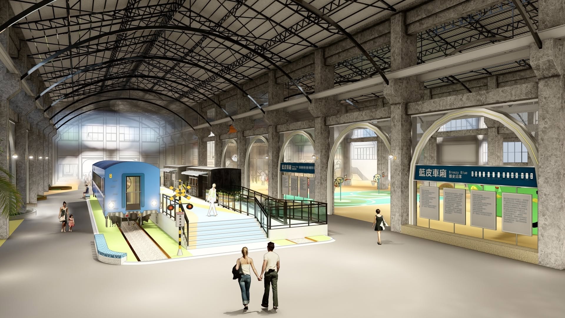【高雄新景點】2026台鐵高雄機廠親子樂園開幕!免門票制霸30項設施、交通與開放時間全攻略 - 第10張圖 台鐵高雄機廠火車車廂導覽區示意圖