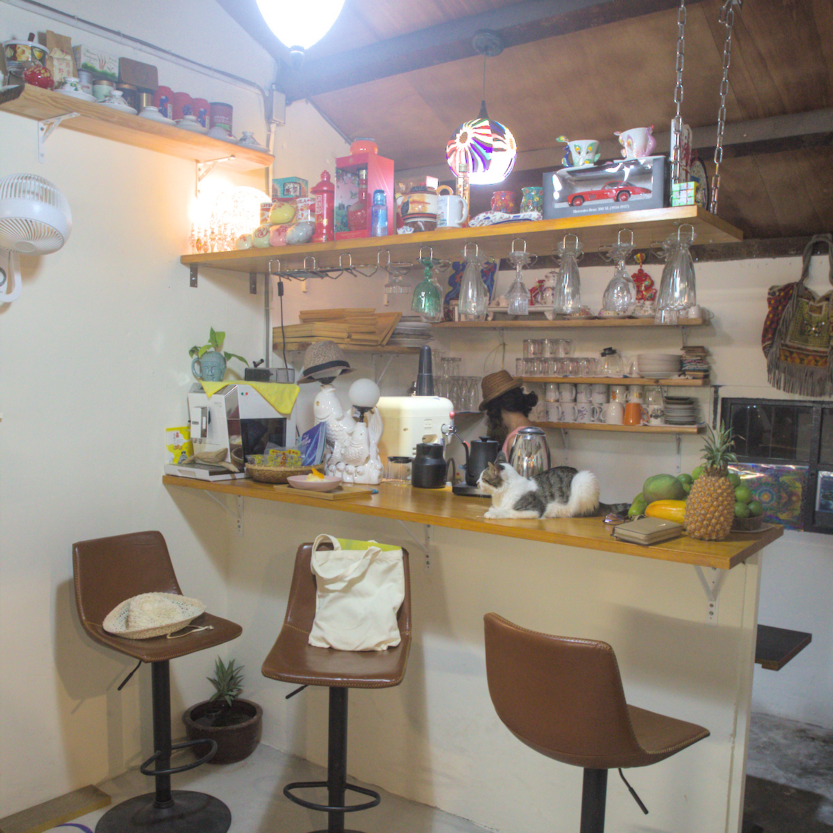 台東太麻里海泱日記 Whale Diary Resort 環境與餐點實拍，展現季節水果冰、庭園空間、店貓與千禧曙光紀念園區旁的療癒慢旅行氛圍